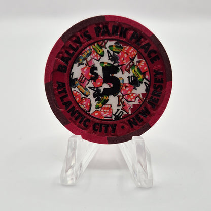 Bally's Park Place Hotel Casino Atlantic City New Jersey $5 Casino Chip