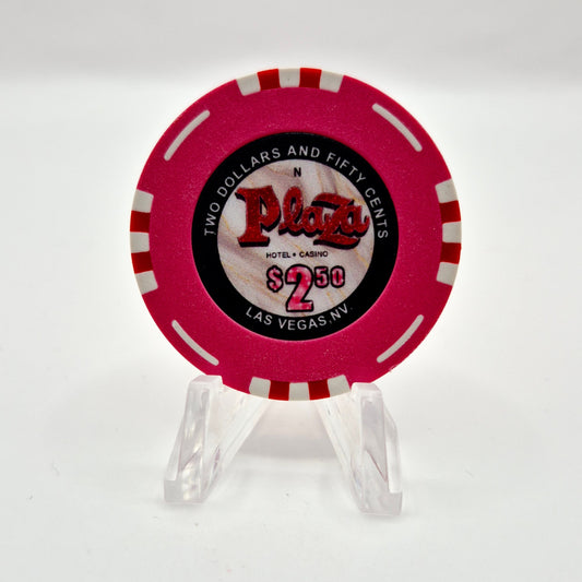 Plaza Hotel Casino Las Vegas Nevada 2026 $2.50 Casino Chip D3997
