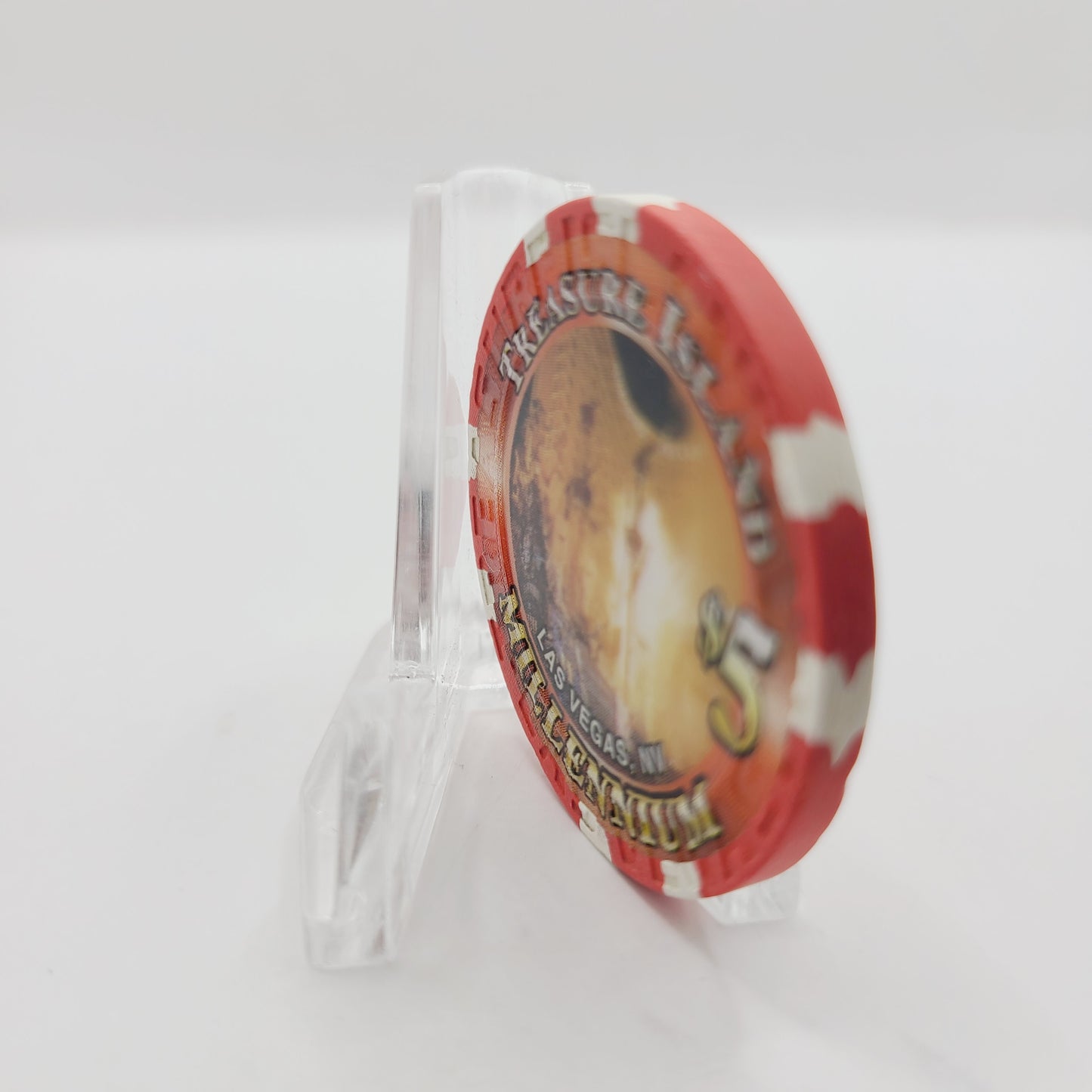 Treasure Island (TI) Hotel Casino Las Vegas Nevada 2000 "Millennium" $5 Casino Chip V5804