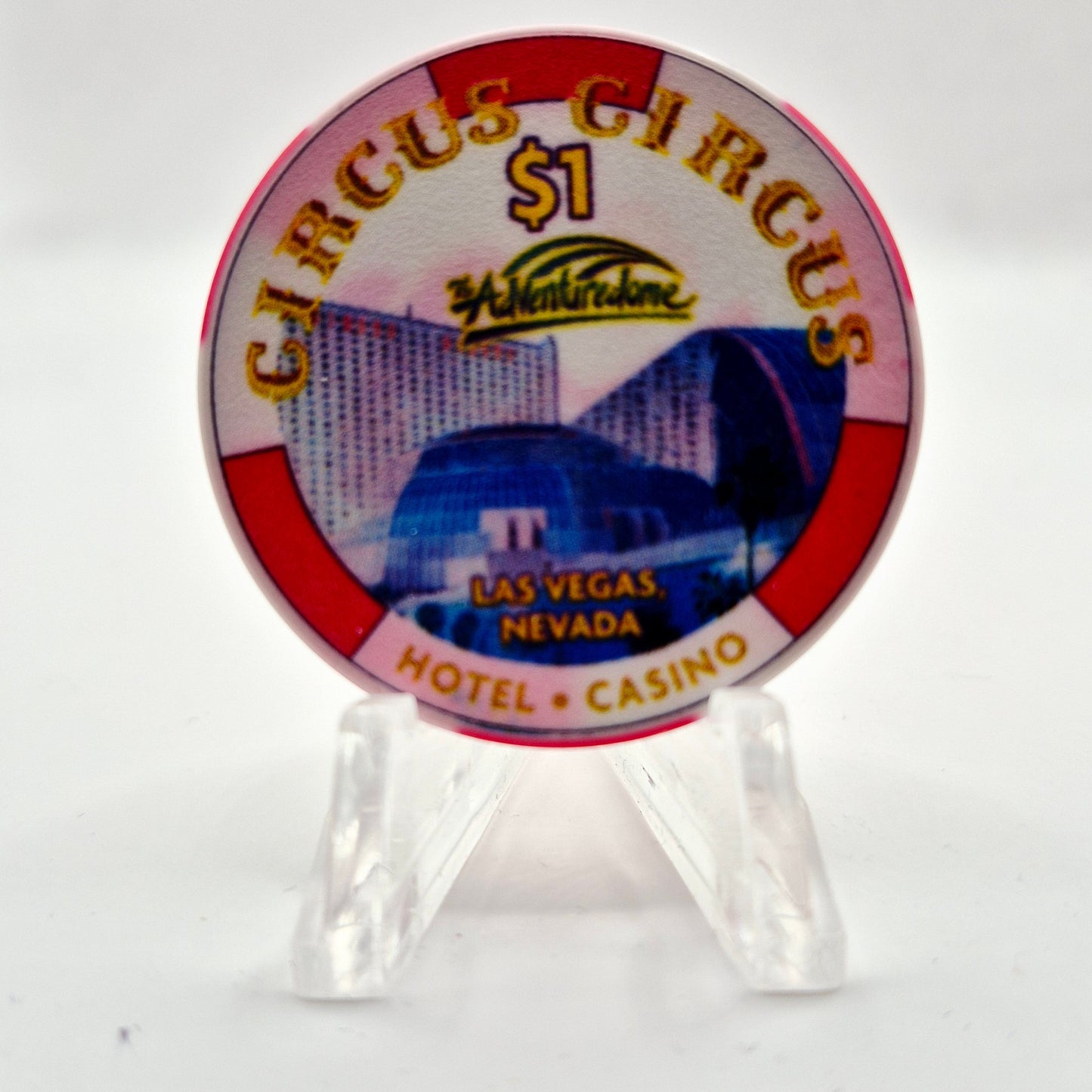 Circus Circus Casino Las Vegas Nevada 1999 $1 Casino Chip V3866
