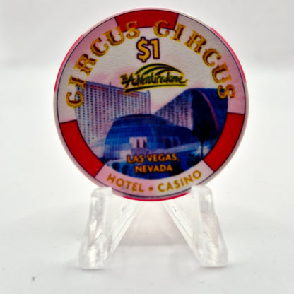 Circus Circus Casino Las Vegas Nevada 1999 $1 Casino Chip V3866