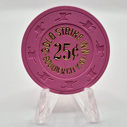 Gold Strike Inn Boulder City Nevada 1996 $.25 Casino Chip N3104.1