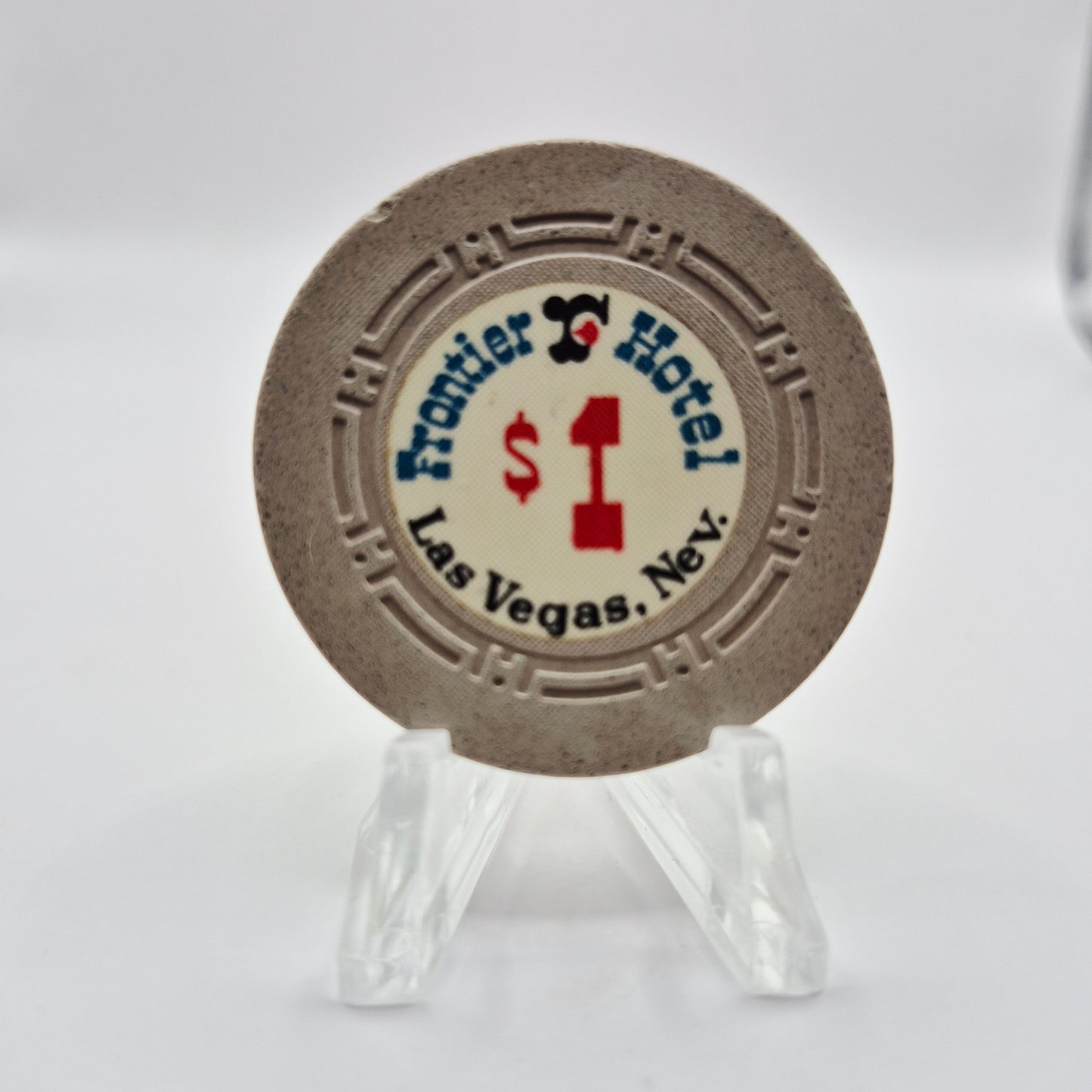 Frontier Hotel Casino Las Vegas Nevada 1967 $1 Casino Chip N1681