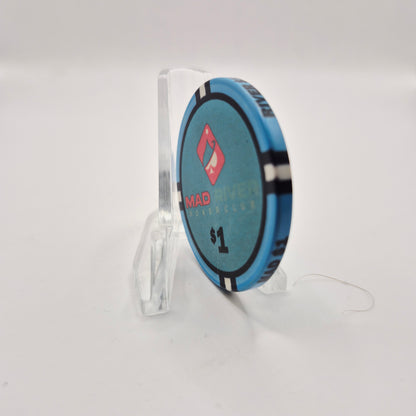 Mad River Poker Club Dayton Ohio $1 Casino Chip