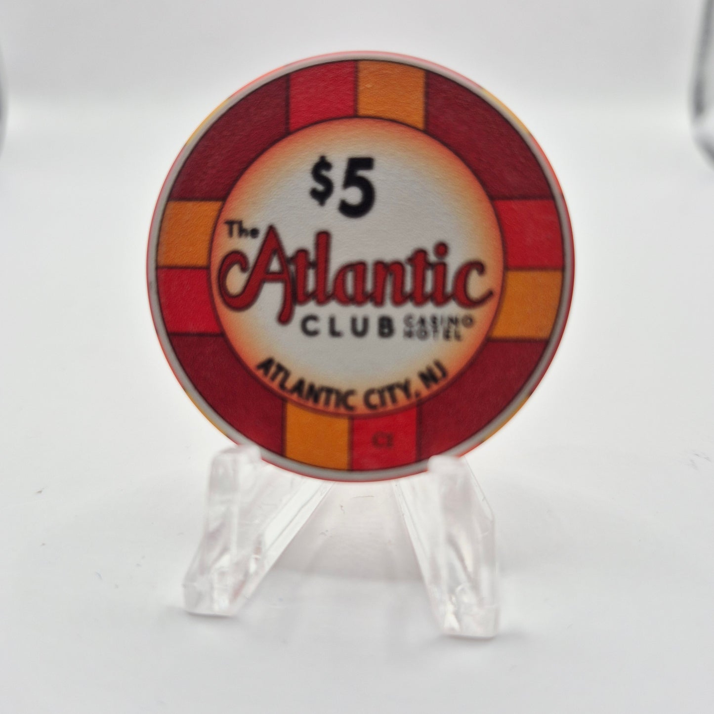The Atlantic Club Casino Hotel Atlantic City New Jersey 2012 $5 Casino Chip
