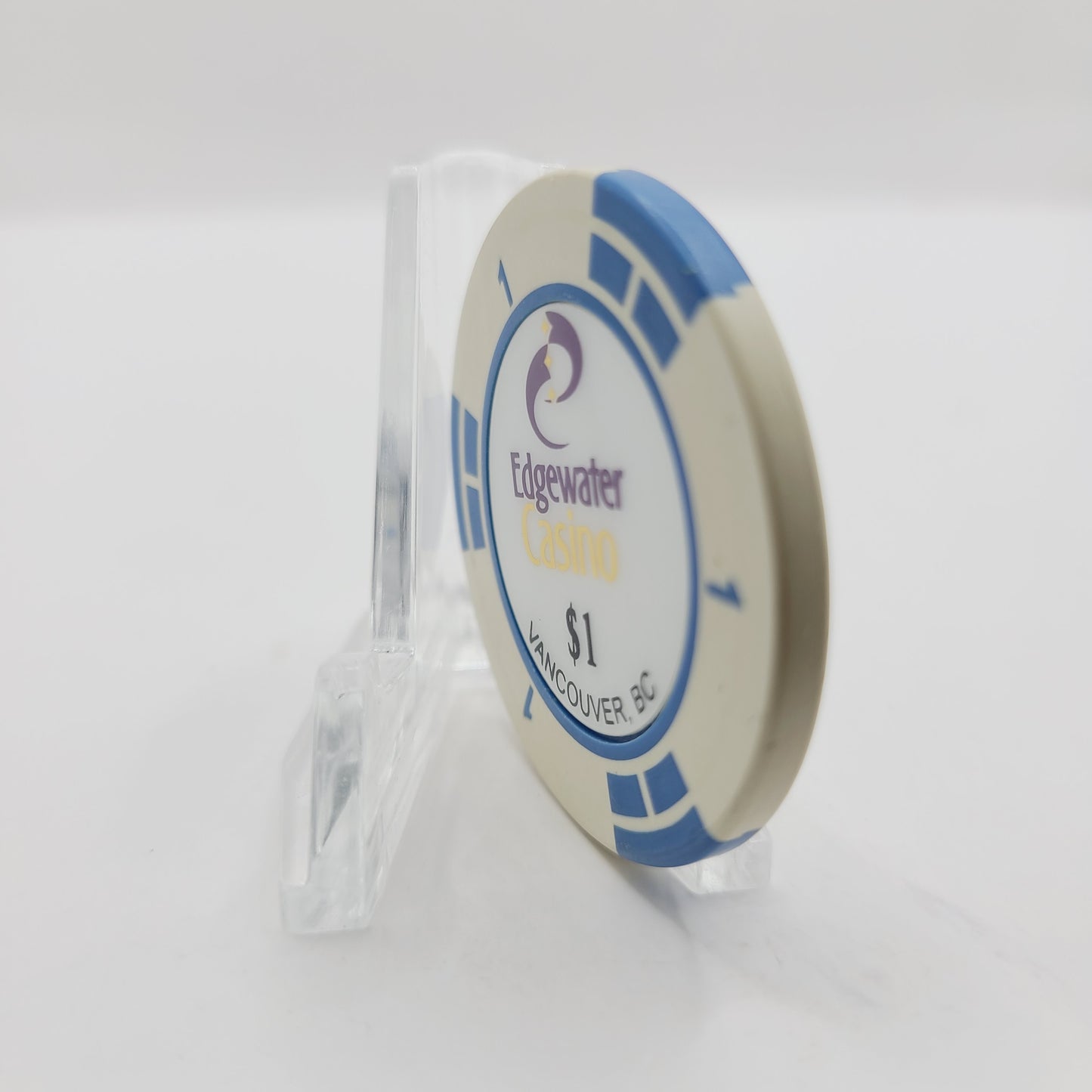 Edgewater Casino Vancouver British Columbia Canada $1 Casino Chip
