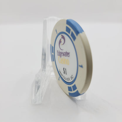 Edgewater Casino Vancouver British Columbia Canada $1 Casino Chip