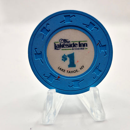 Lakeside Inn Casino Lake Tahoe Nevada $1 Casino Chip N5214