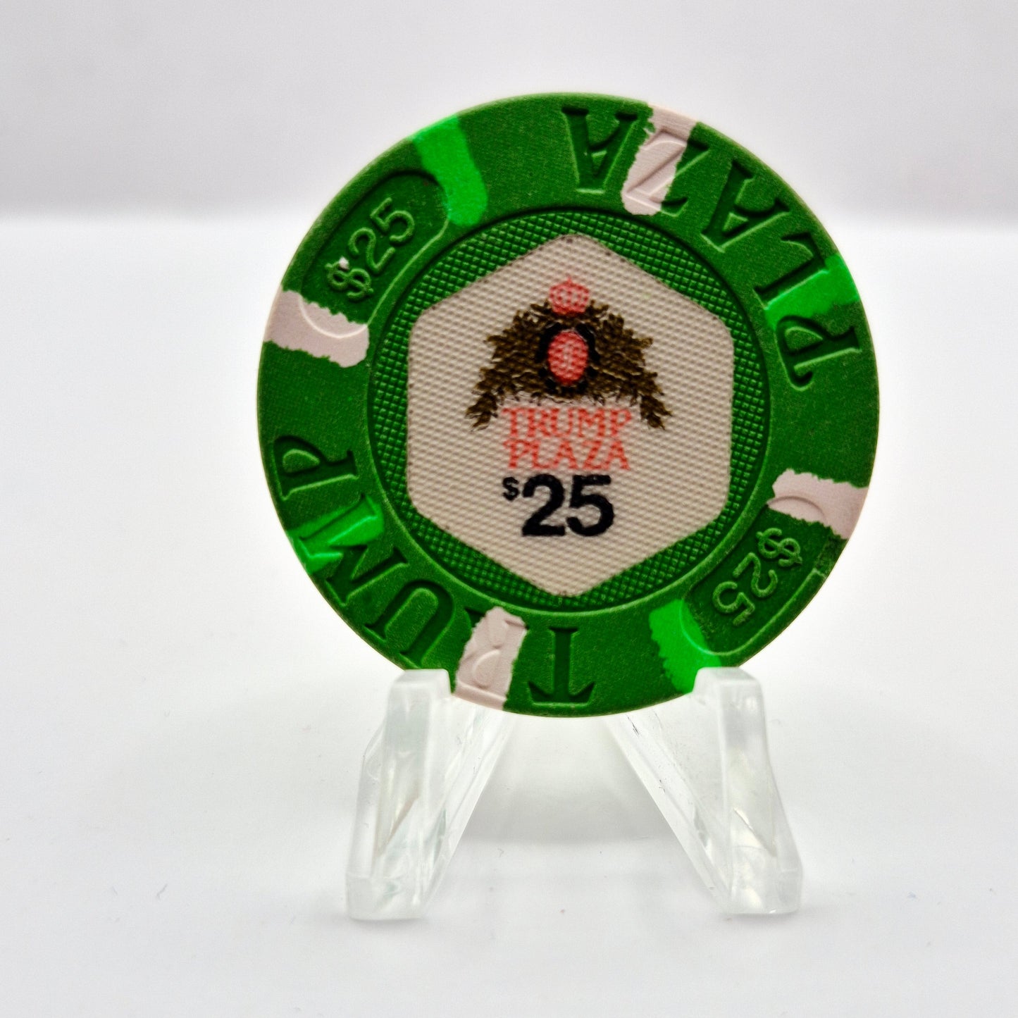 Trump Plaza Hotel Casino Atlantic City New Jersey $25 Casino Chip