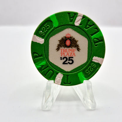 Trump Plaza Hotel Casino Atlantic City New Jersey $25 Casino Chip