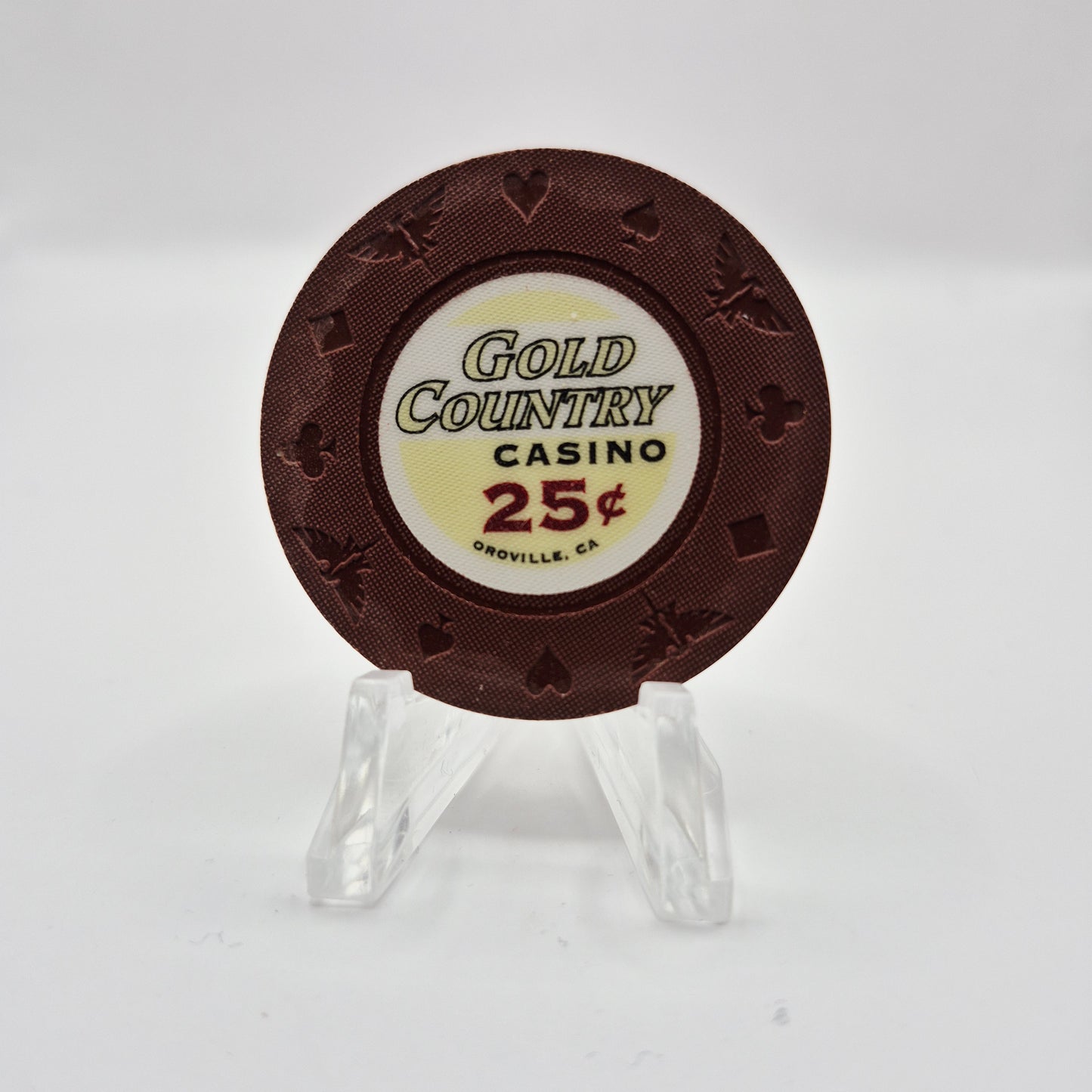 Gold Country Casino Oroville California $.25 Casino Chip *UNC