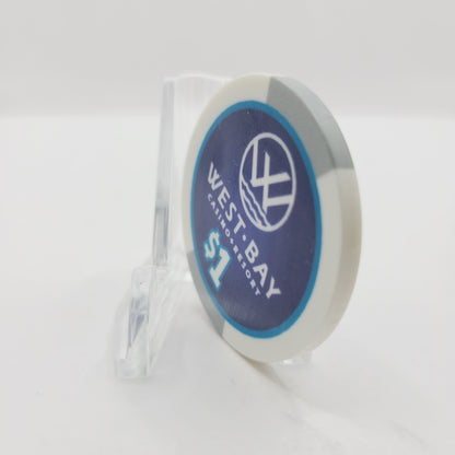 West Bay Casino Kingsston Oklahoma $1 Casino Chip