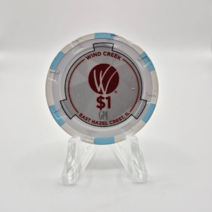 Wind Creek Chicago Southland Casino East Hazel Crest Illinois 2024 $1 Casino Chip