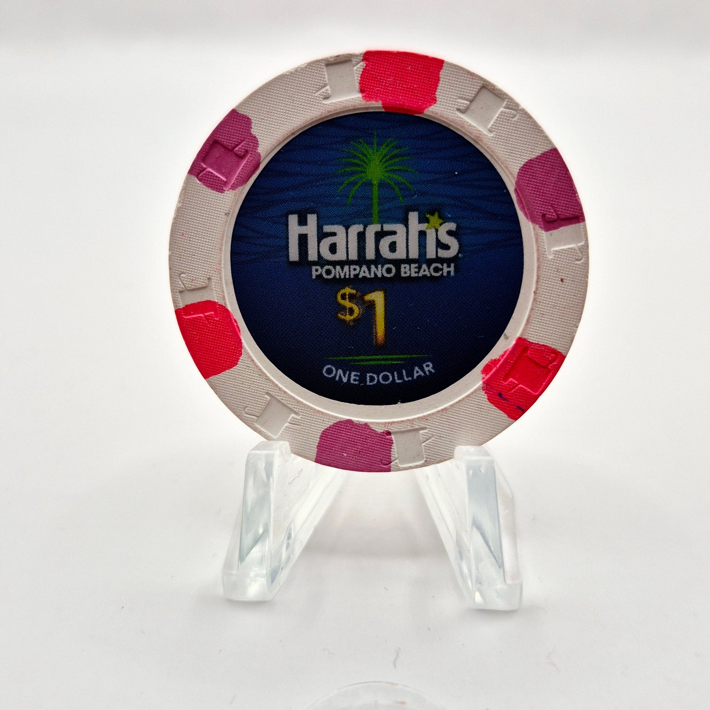 Harrah's Casino Pompano Beach Florida 2022 $1 Casino Chip