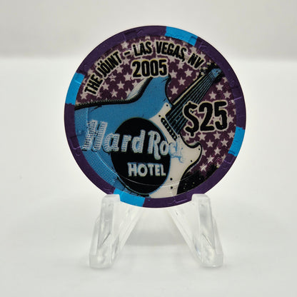 Hard Rock Hotel Casino Las Vegas Nevada 2005 'Motley Crue' $25 Casino Chip E4418