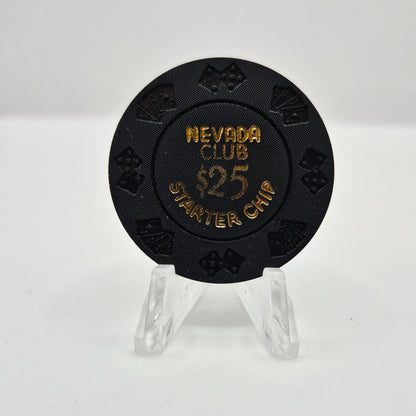 Nevada Club Las Vegas Nevada 1990's 'Borland Imitation' $25 Starter Chip V1177