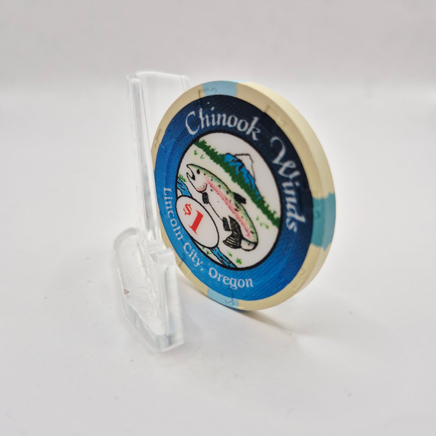 Chinook Winds Casino Lincoln City Oregon $1 Casino Chip