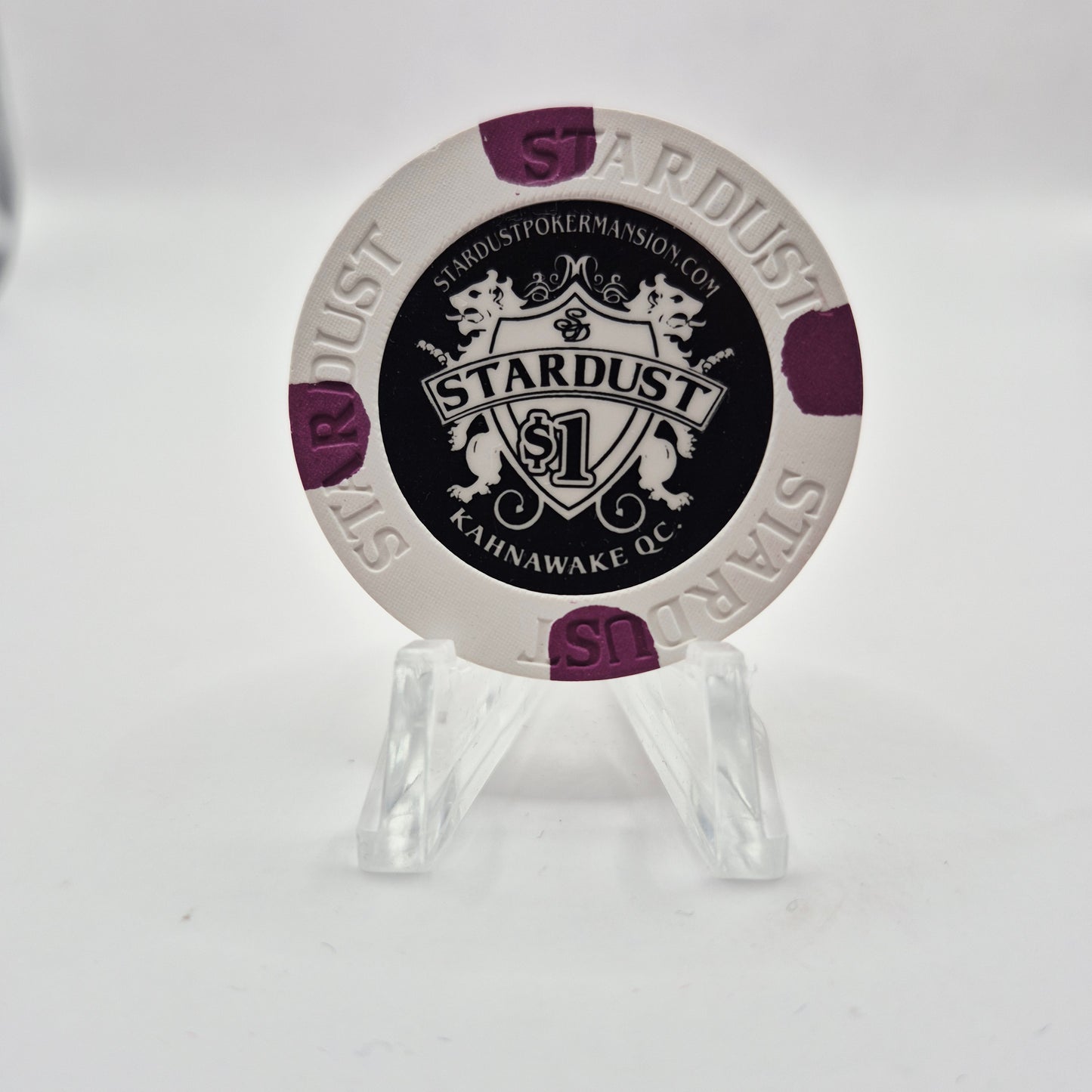 Stardust Poker Mansion Kanhawake Quebec Canada 2012 $1 Casino Chip