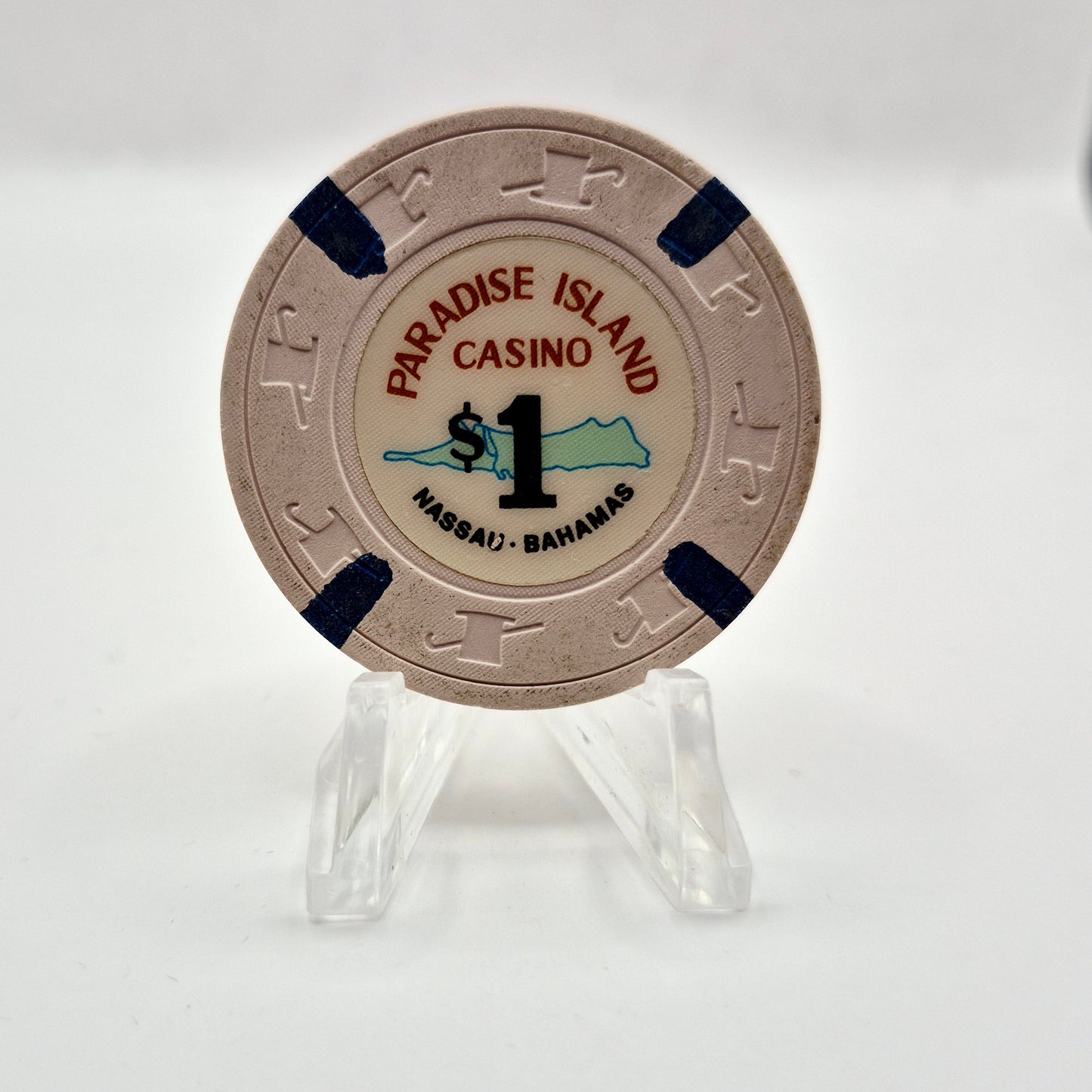 Paradise Island Hotel Casino Nassau Bahamas $1 Casino Chip
