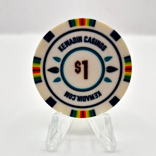 Kewadin Casino Christmas Michigan 2018 $1 Casino Chip