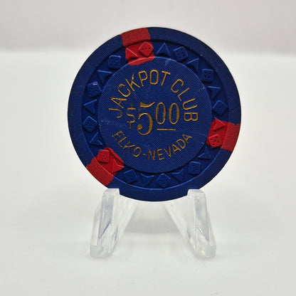 Jackpot Club Elko Nevada 1954 $5 Casino Chip N0359