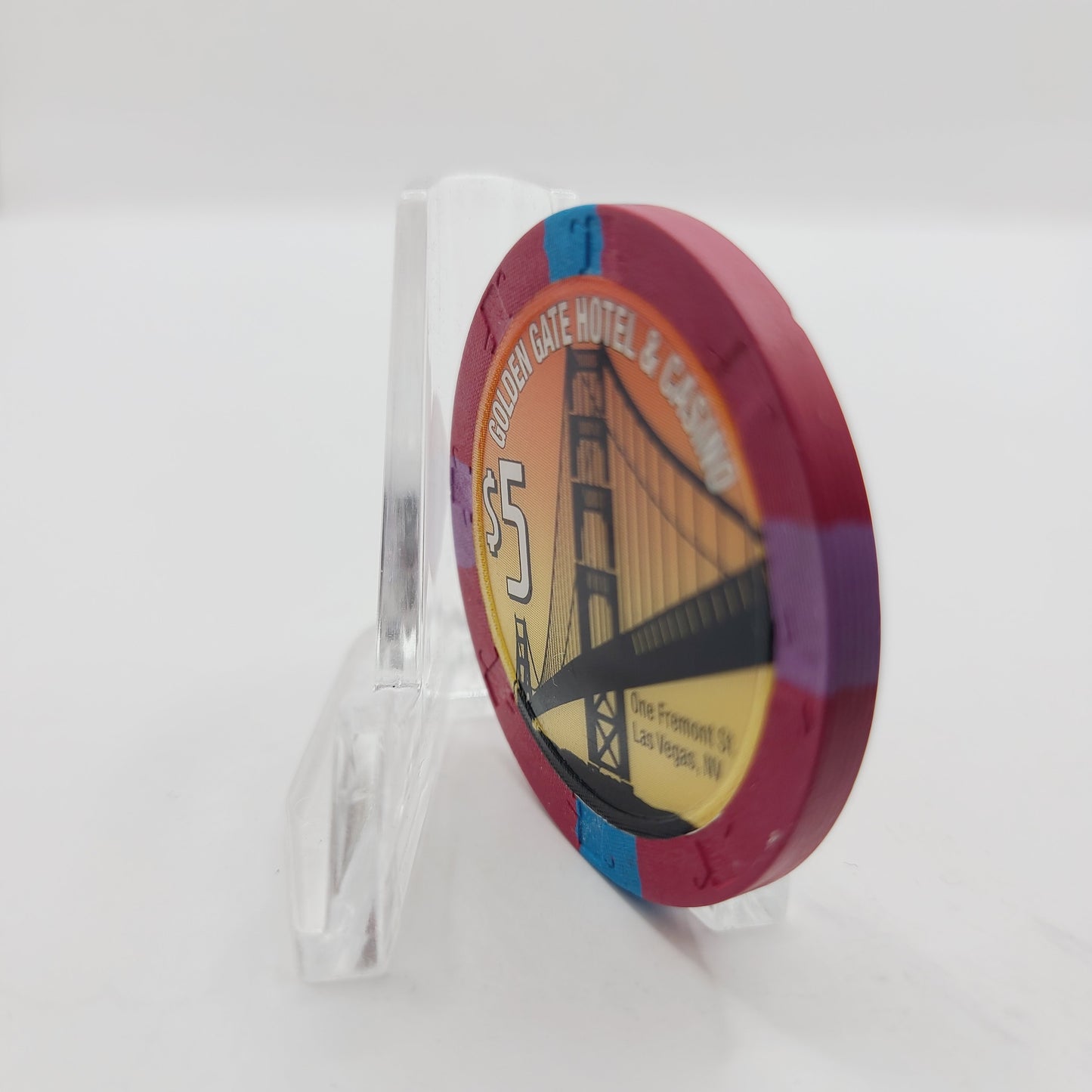 Golden Gate Hotel Casino 2003 $5 Casino Chip V4343