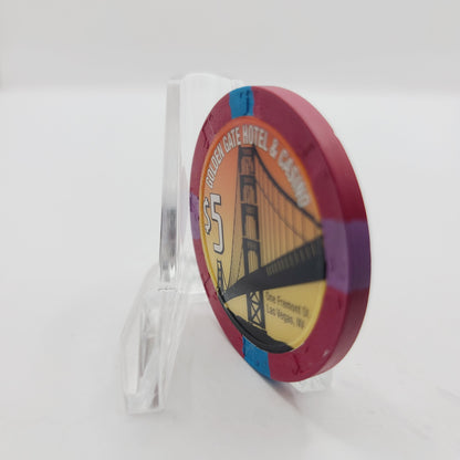 Golden Gate Hotel Casino 2003 $5 Casino Chip V4343