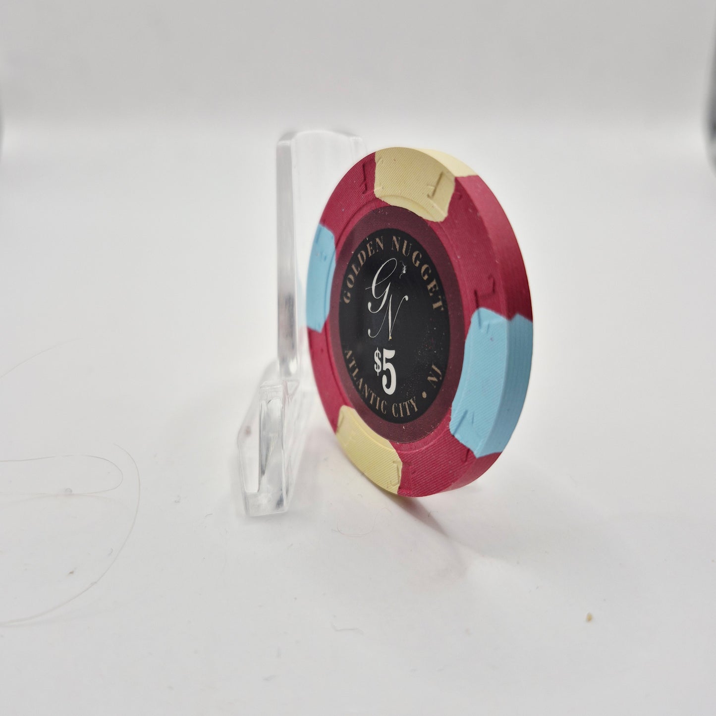 Golden Nugget 'Landry' Hotel Casino Atlantic City New Jersey $5 Casino Chip