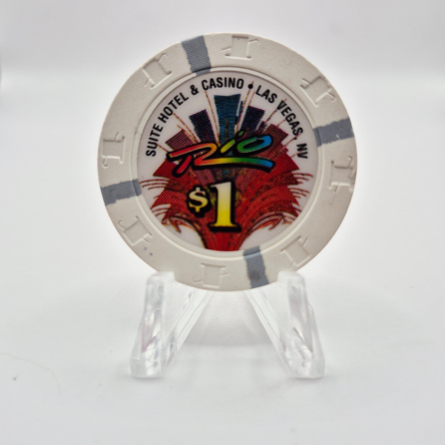 Rio Hotel Casino Las Vegas Nevada 1997 $1 Casino Chip N9009