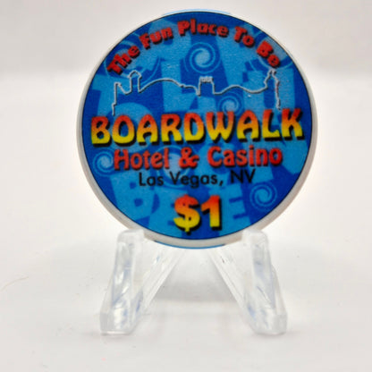 Boardwalk Casino Las Vegas Nevada 2003 $1 Casino Chip E0078