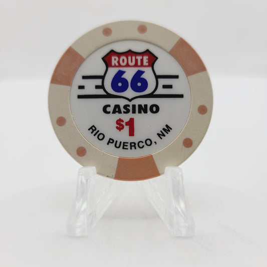 Route 66 Casino Albuquerque New Mexico $1 Casino Chip