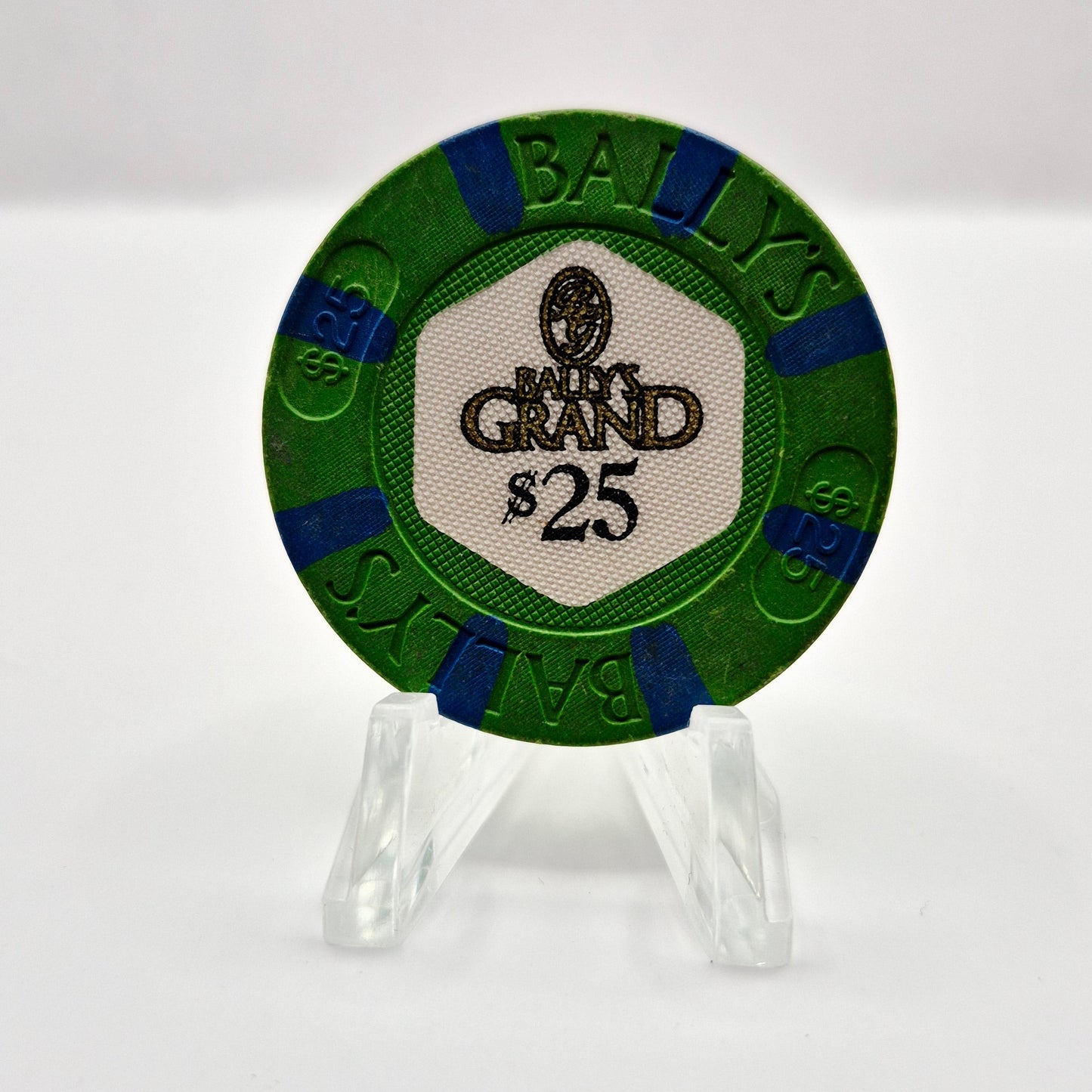Bally's Grand Hotel Casino Atlantic City New Jersey $25 Casino Chip CG043788