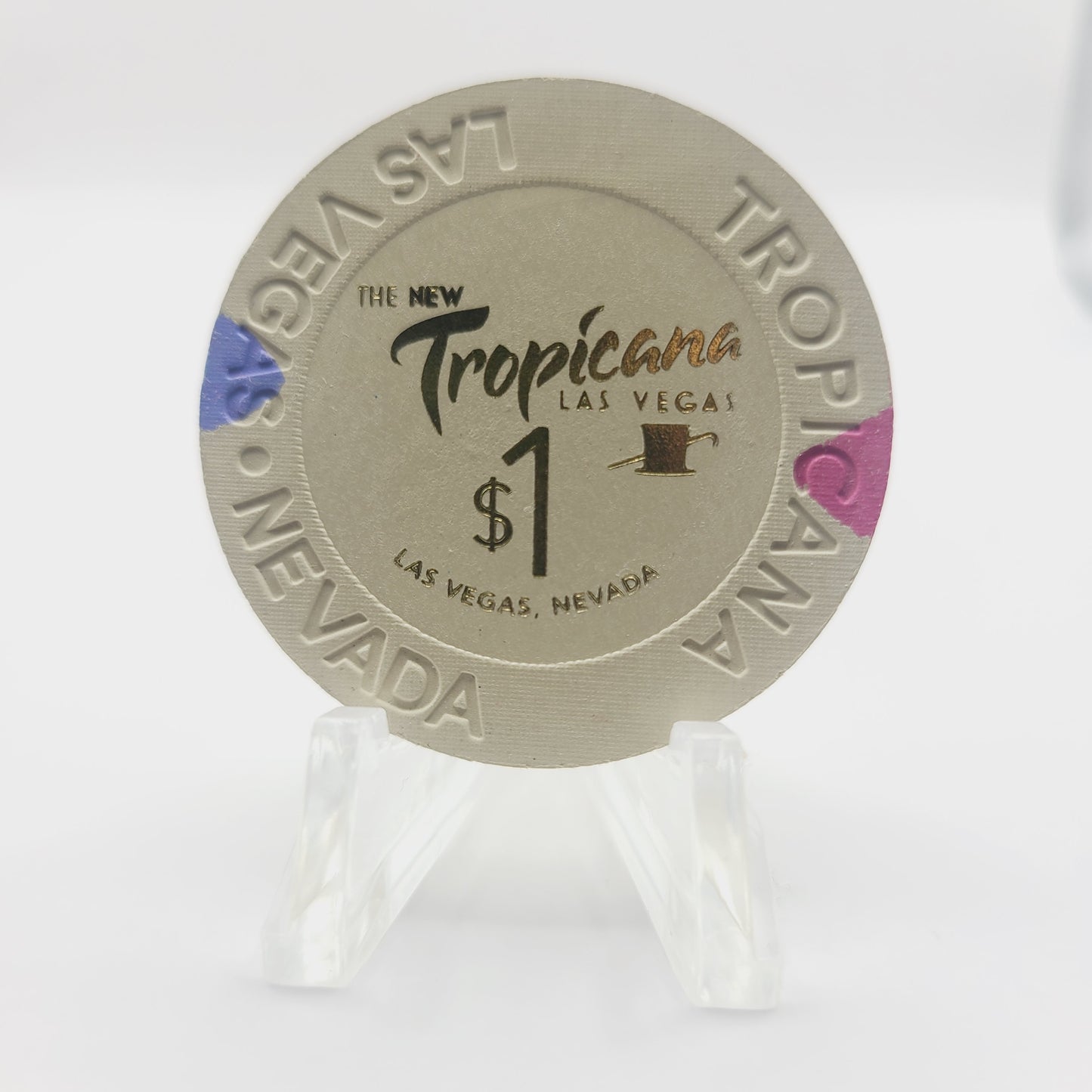 Tropicana Hotel Casino Las Vegas Nevada "2023" $1 Casino Chip