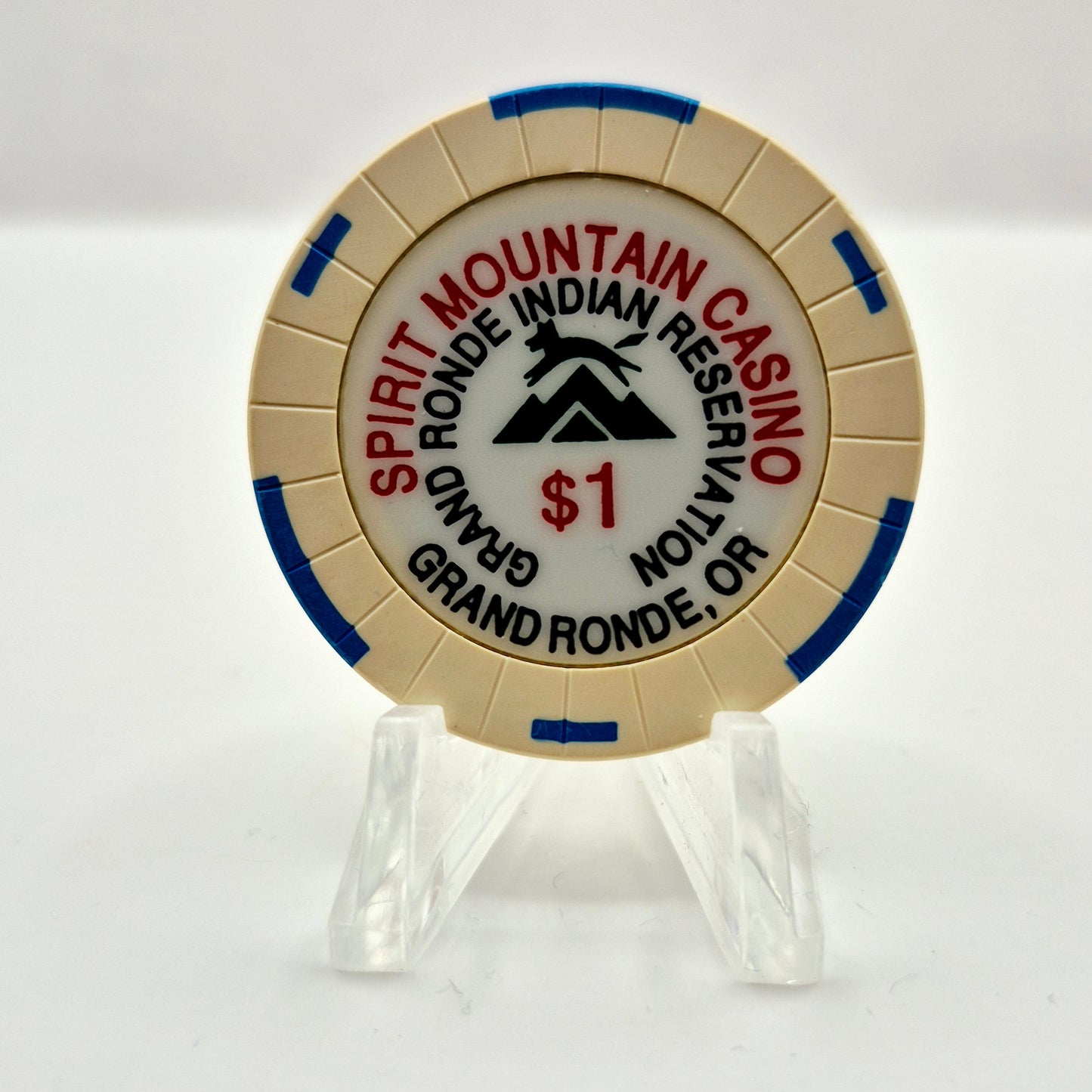 Spirit Mountain Casino Grand Ronde Oregon $1 Casino Chip