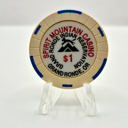 Spirit Mountain Casino Grand Ronde Oregon $1 Casino Chip