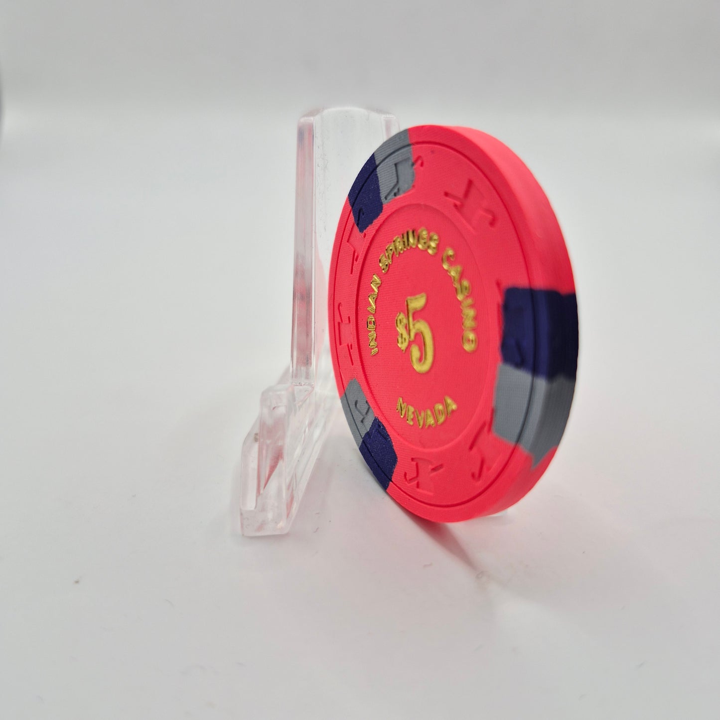 Indian Springs Casino Indian Springs Nevada 1985 $5 Casino Chip N3242