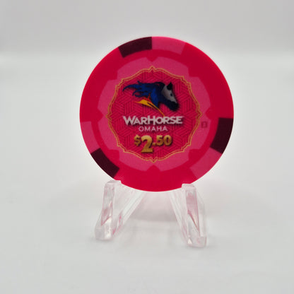 WarHorse Casino Omaha Nebraska 2024 $2.50 Casino Chip
