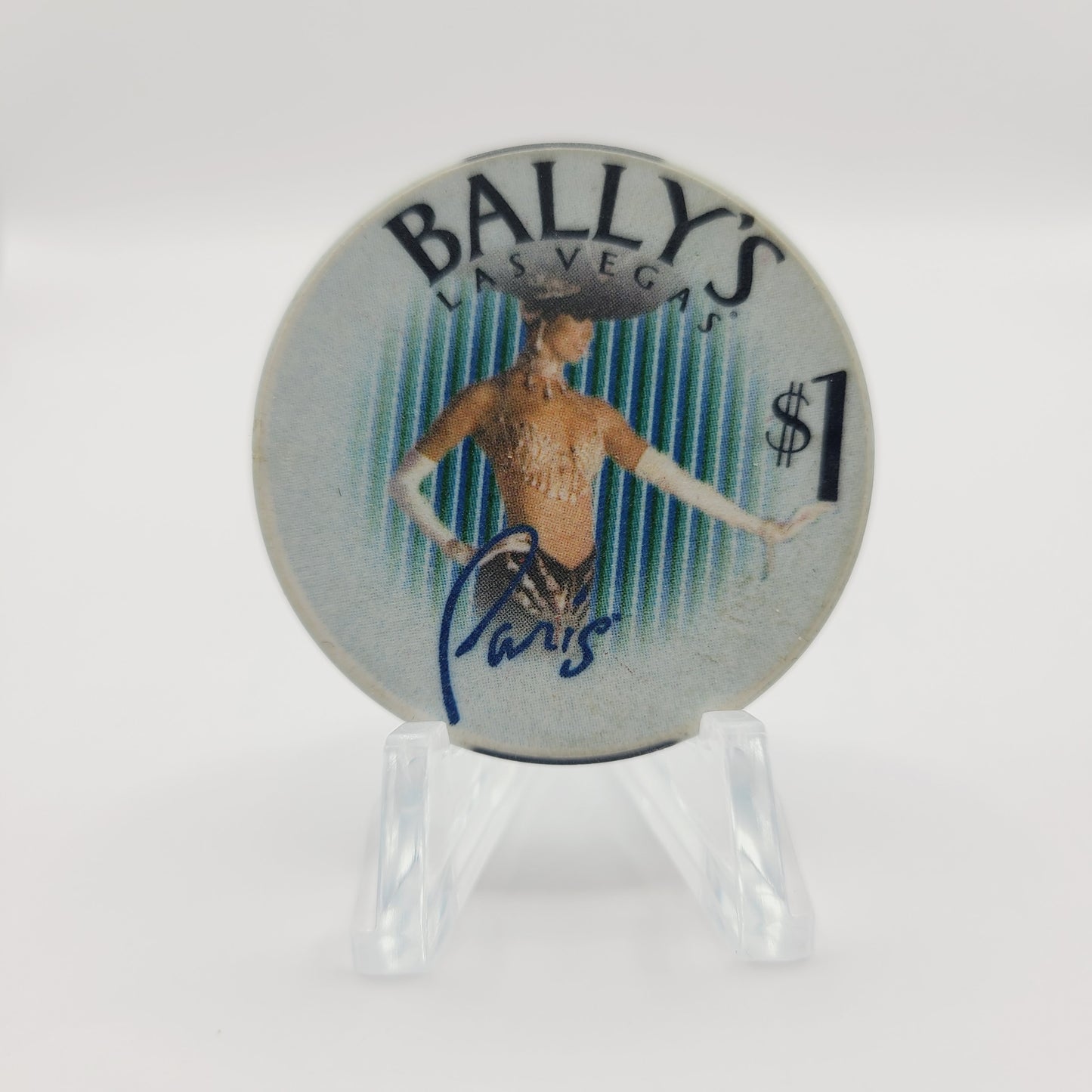 Bally’s Paris Resort Casino Las Vegas Nevada 2002 $1 Casino Chip V7774