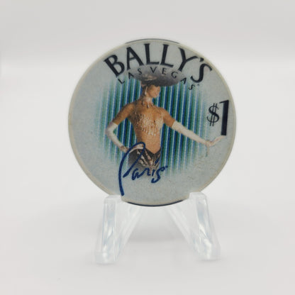 Bally’s Paris Resort Casino Las Vegas Nevada 2002 $1 Casino Chip V7774