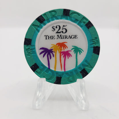 Mirage Resort Casino Las Vegas Nevada 1996 $25 Casino Chip N8770 *SHARP CHIP