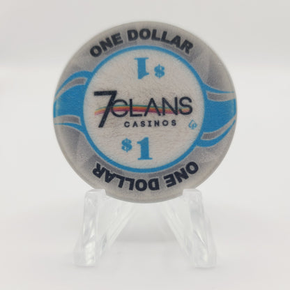 7 Clans Casino Newkirk Oklahoma $1 Casino Chip