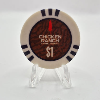 Chicken Ranch Casino Jamestown California $1 Casino Chip
