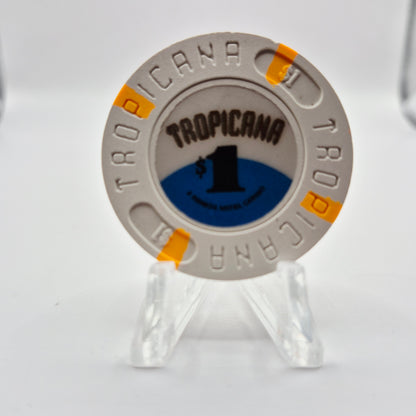 Tropicana Hotel Casino Atlantic City New Jersey $1 Casino Chip  *Backup Set