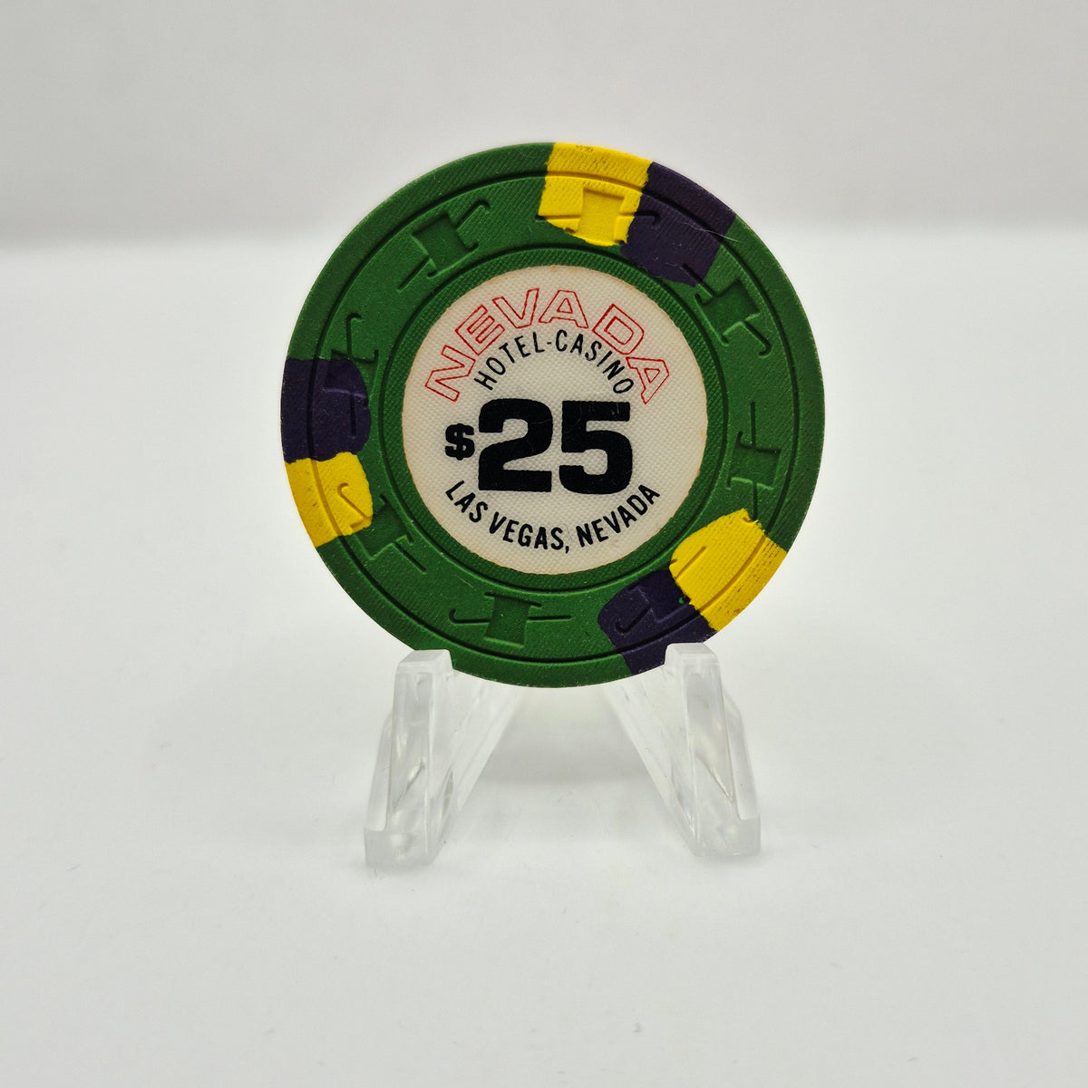 Nevada Hotel Casino Las Vegas Nevada 1980's $25 Casino Chip N2530