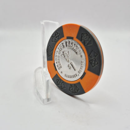 State Line Casino Wendover Nevada 1967 Coin Inlay $1  Chip N0920.1