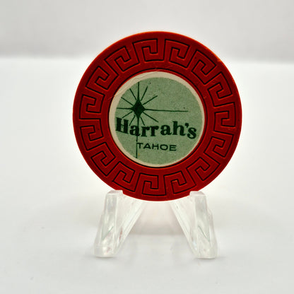 Harrah's Hotel Casino Lake Tahoe Nevada 1966 Roulette Chip N5879