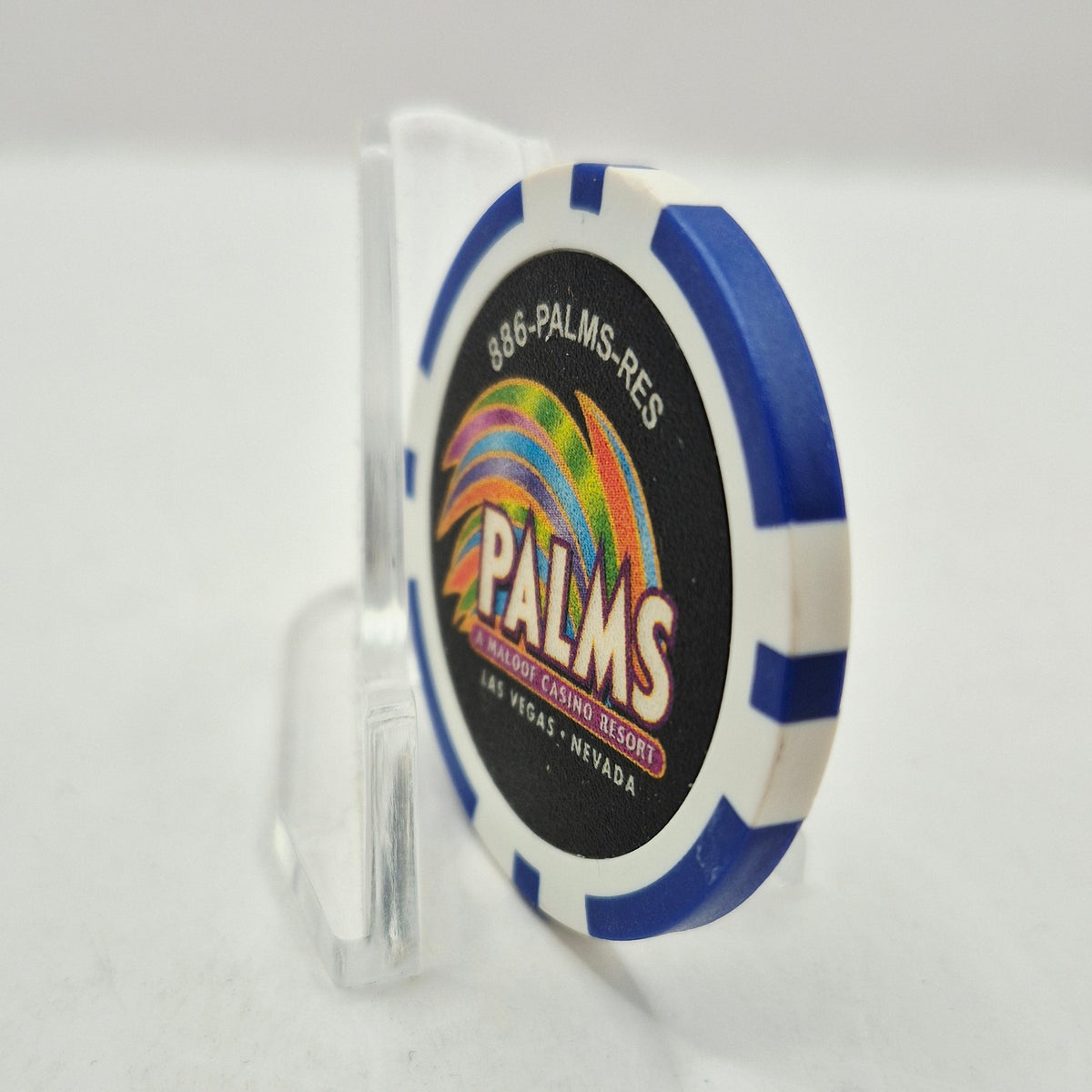 Palms Hotel Casino Las Vegas Nevada 2005 Gift Shop Chip E7533 *Blue