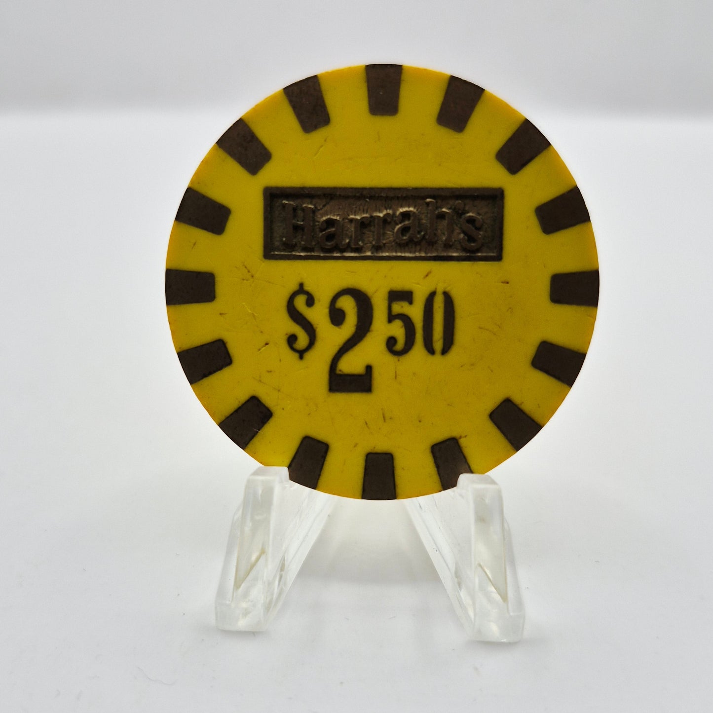 Harrah's Hotel Casino Reno Tahoe Nevada 1980 $2.50 Casino Chip N6439