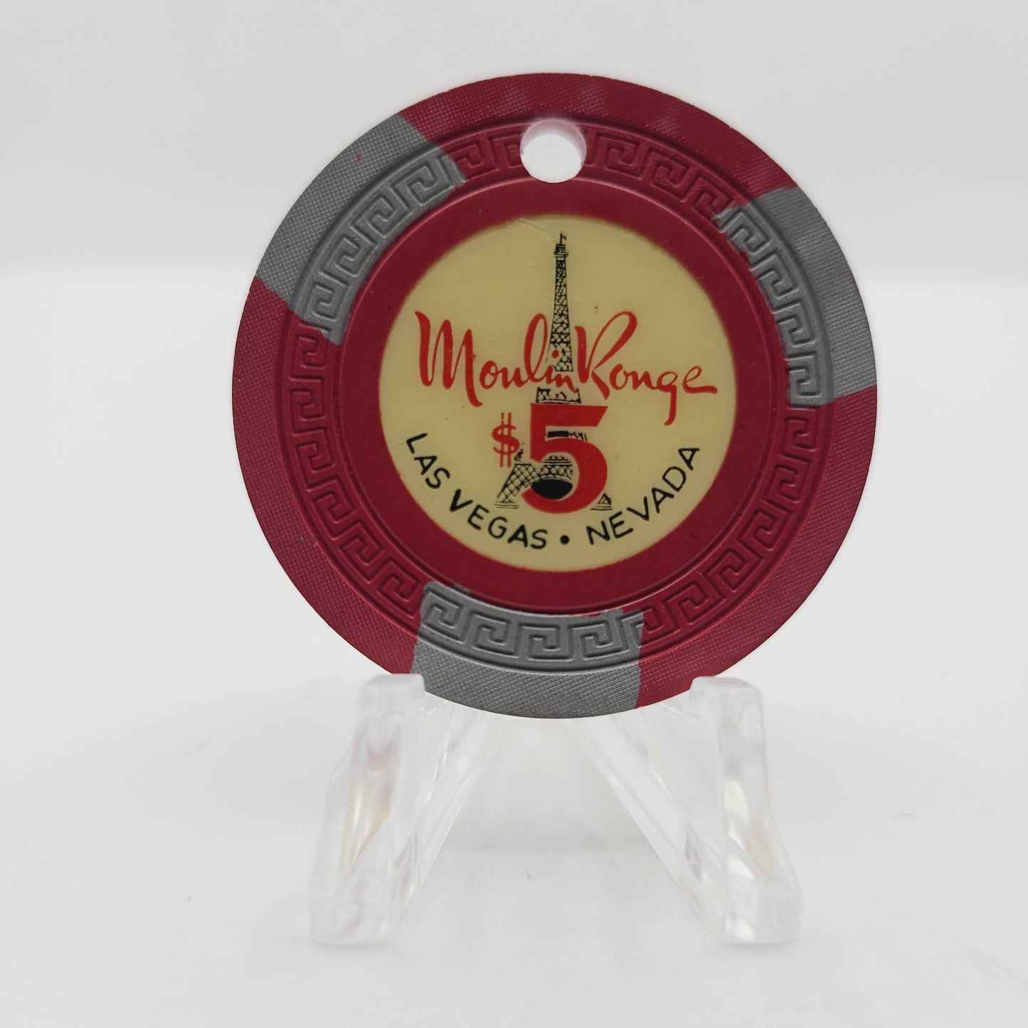 Moulin Rouge Casino Las Vegas Nevada 1955 $5 Casino Chip N1943.C