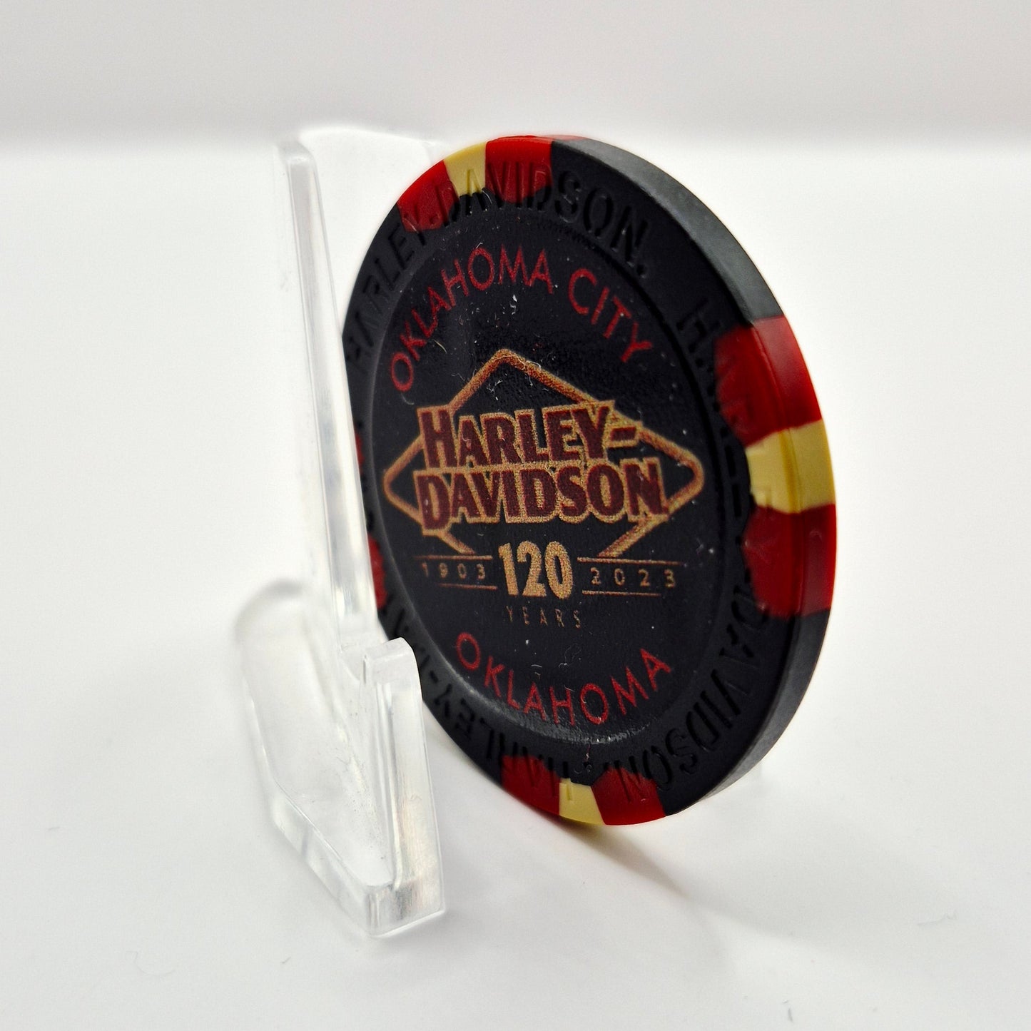 Harley-Davidson World Oklahoma City Oklahoma 'ANNIVERSARY CHIP'